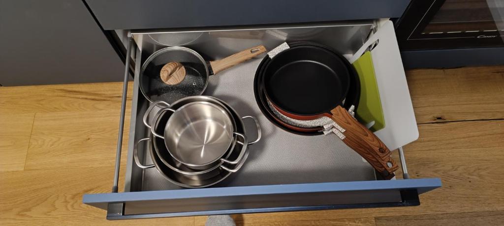 Kuchyň nebo kuchyňský kout v ubytování Apartmán Nely