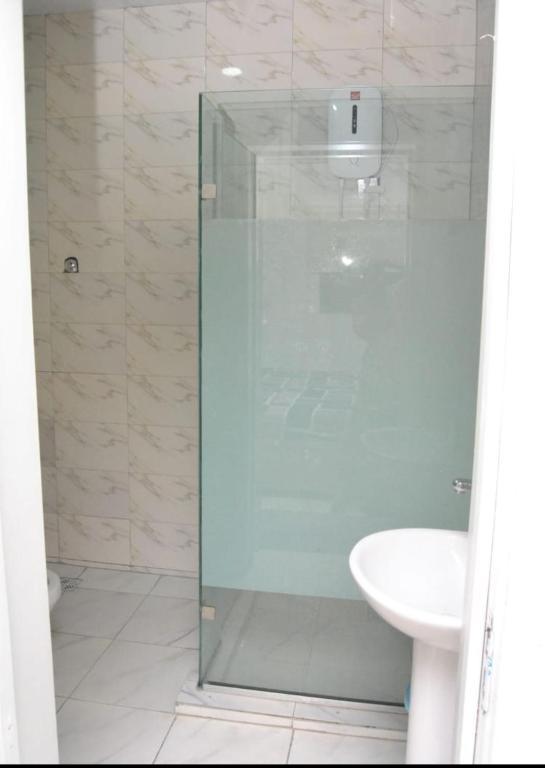 Koupelna v ubytování Ibadan Serviced Apartments