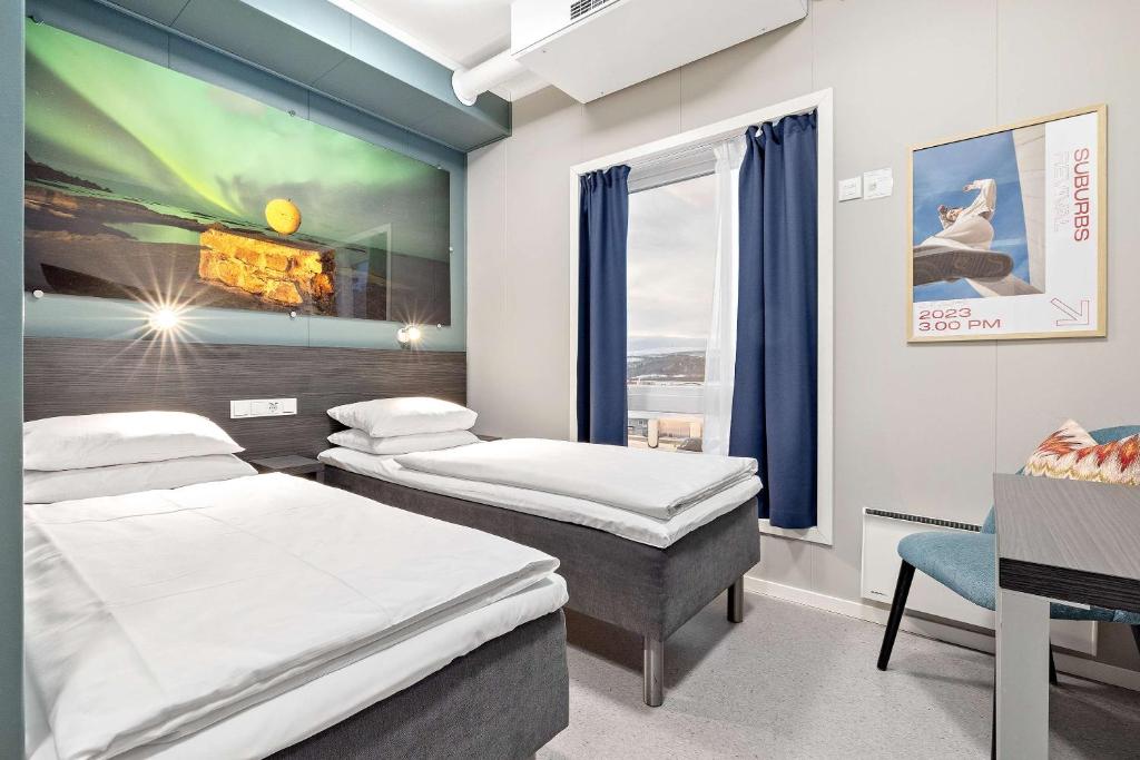 Postel nebo postele na pokoji v ubytování Aiden by Best Western Harstad Narvik Airport