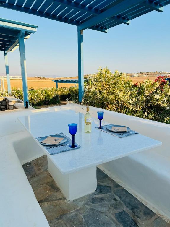 Balkón nebo terasa v ubytování Paros Home