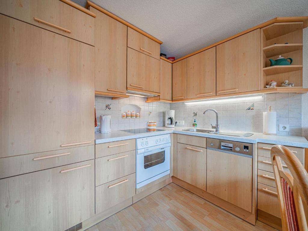 Kuchyňa alebo kuchynka v ubytovaní Apartment Leiter