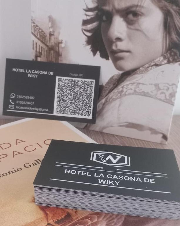 Certifikát, hodnocení, plakát nebo jiný dokument vystavený v ubytování Hotel la casona de Wiky