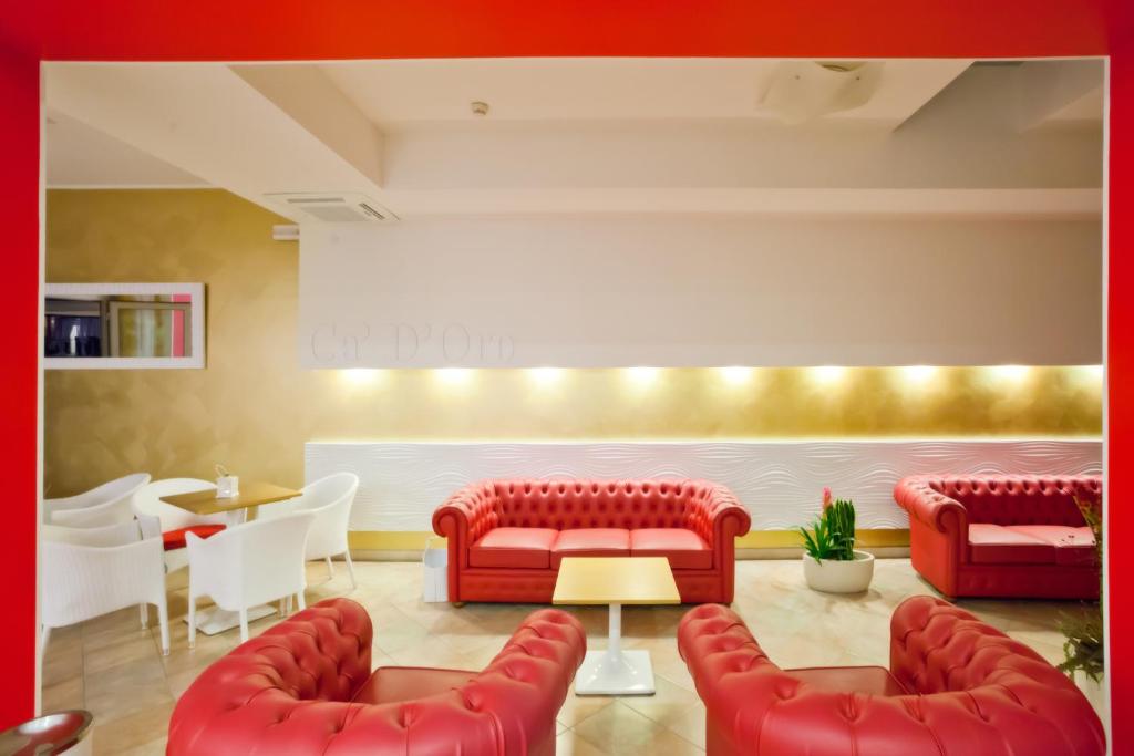 Posezení v ubytování Hotel Ca' D'Oro