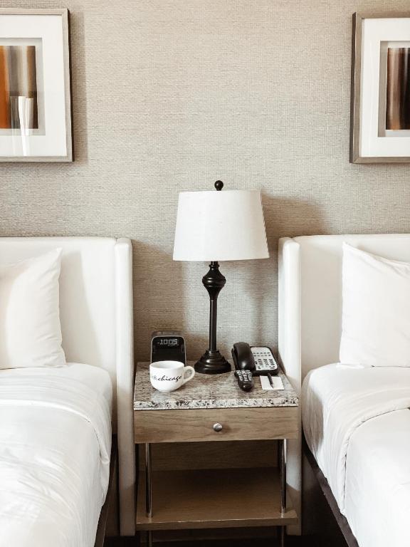 Postel nebo postele na pokoji v ubytování Hotel Felix