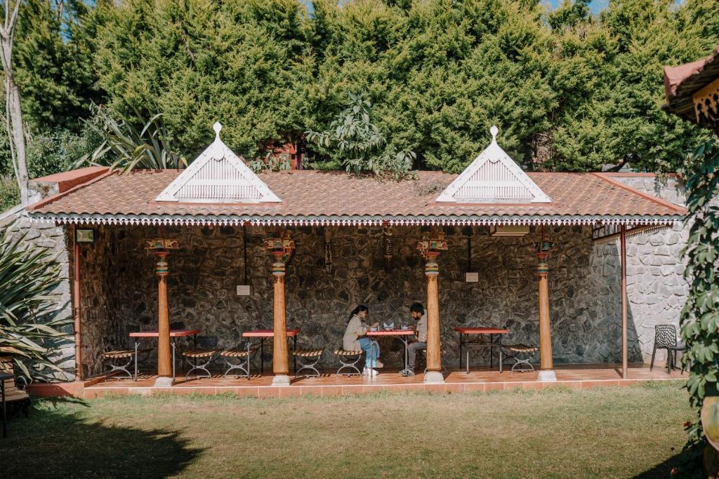 Zahrada ubytování Green Nest Resort Ooty