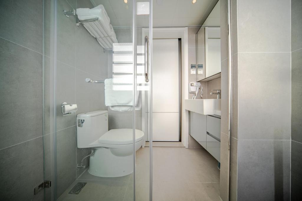 Koupelna v ubytování BORUISI Executive Apartment
