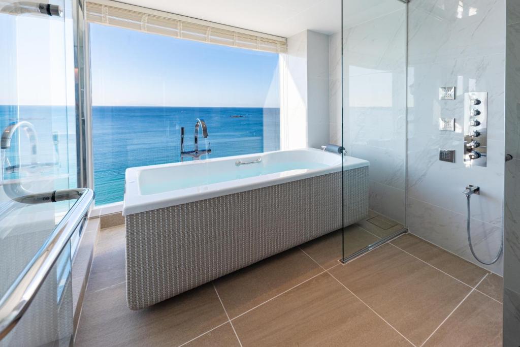 Koupelna v ubytování Hayama Hotel Otowa No Mori
