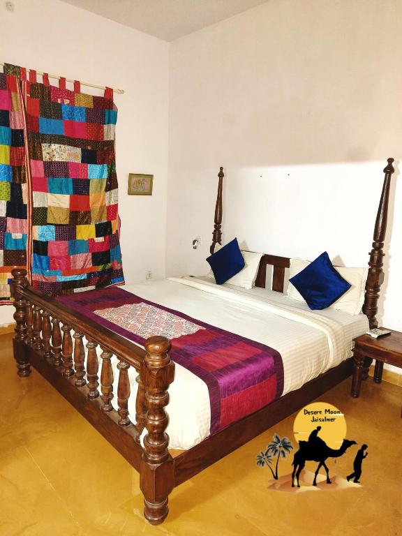 Postel nebo postele na pokoji v ubytování Hotel Desert Moon