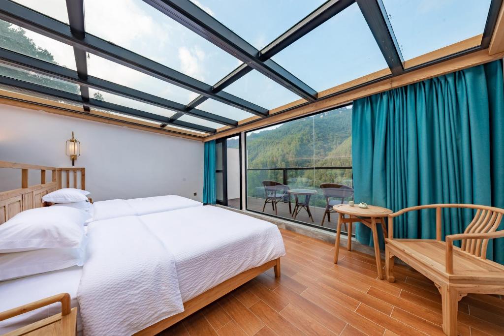 Zhangjiajie Qiquan Vacation B&B - Habitación Gemela Con Baño
