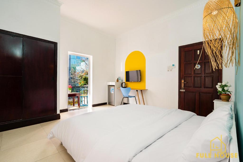 Voodi või voodid majutusasutuse M2 Villa Hotel Vũng Tàu toas