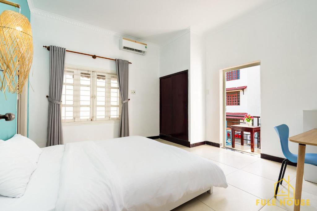 Voodi või voodid majutusasutuse M2 Villa Hotel Vũng Tàu toas