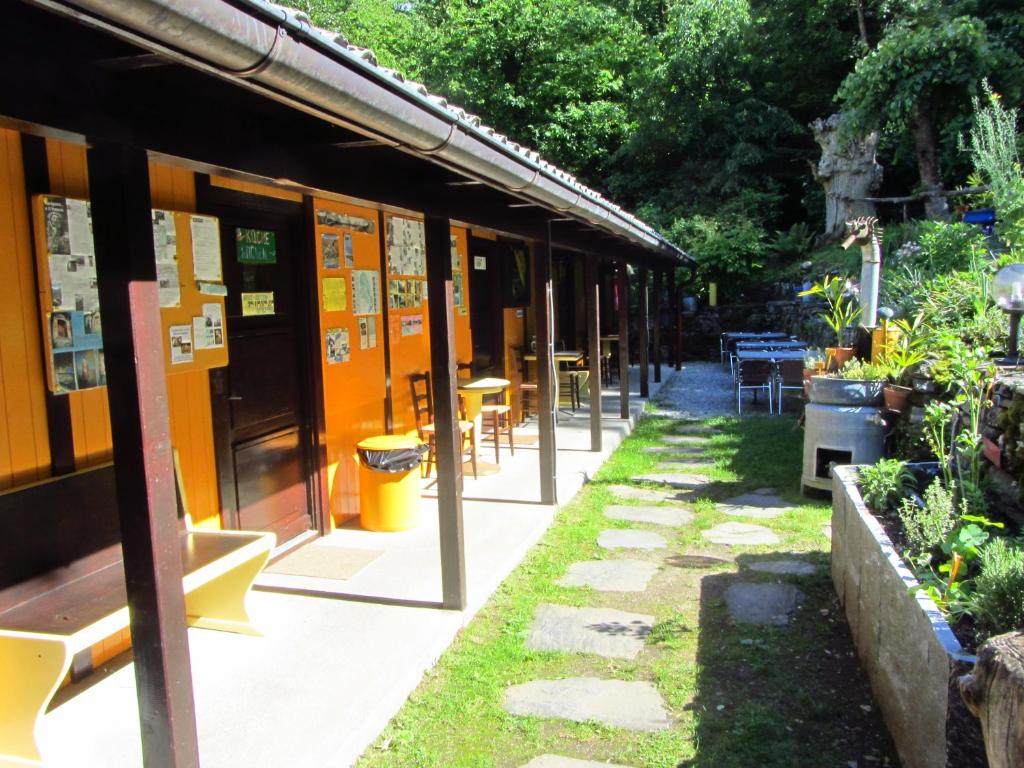 Zahrada ubytování Baracca Backpacker