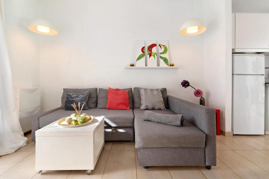 Część wypoczynkowa w obiekcie Bungalow Aloe Dunas 2