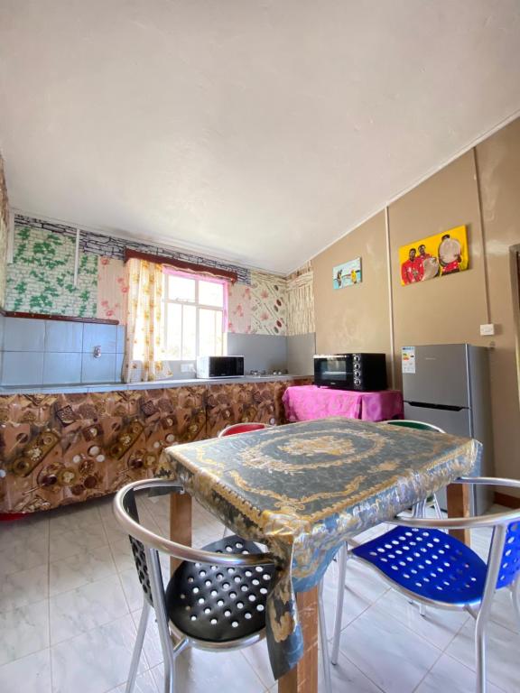 Kuchyň nebo kuchyňský kout v ubytování La Rosedepine chez Mariani chez l'habitant
