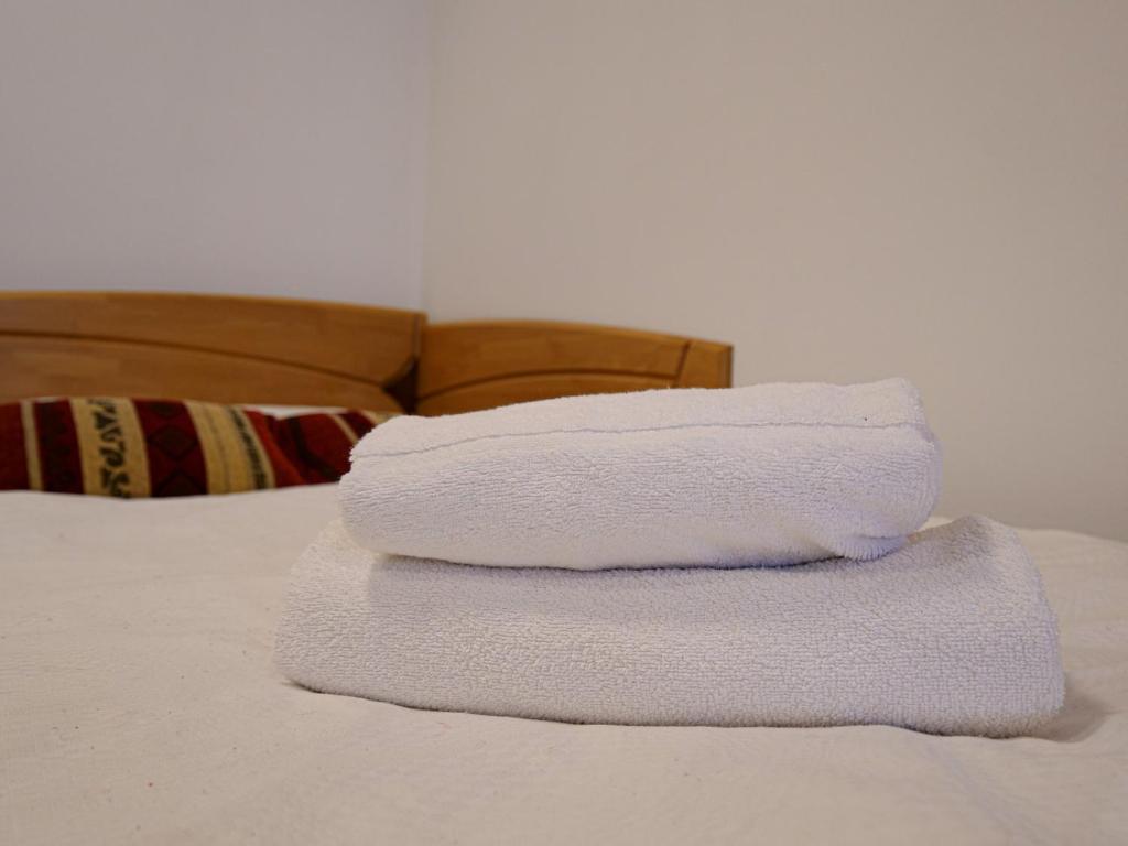 Voodi või voodid majutusasutuse Chaloupka Na Pivovaře Seč toas