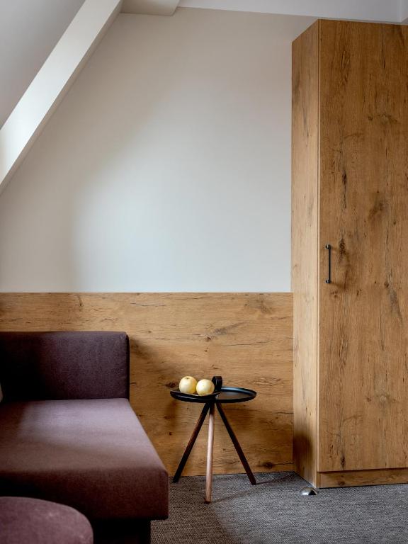 Posezení v ubytování NASHI Rooms