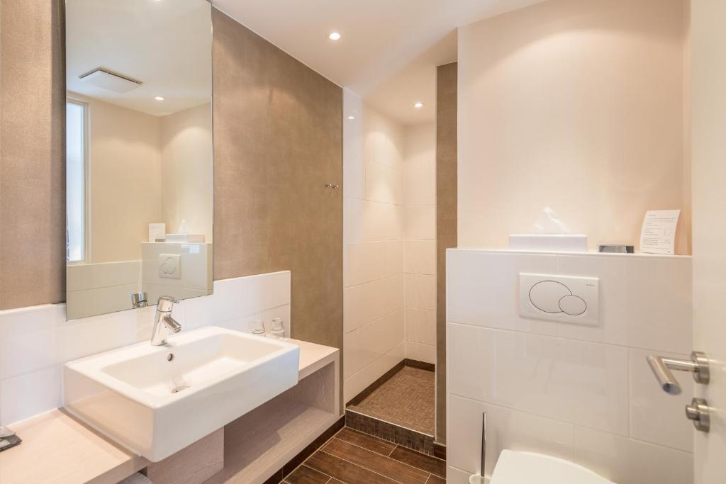 Koupelna v ubytování Thomas Hotel Spa & Lifestyle