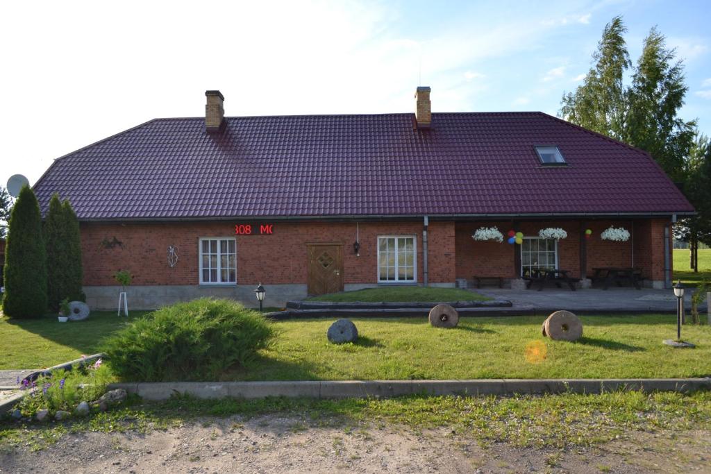 Zahrada ubytování Motelis Aka