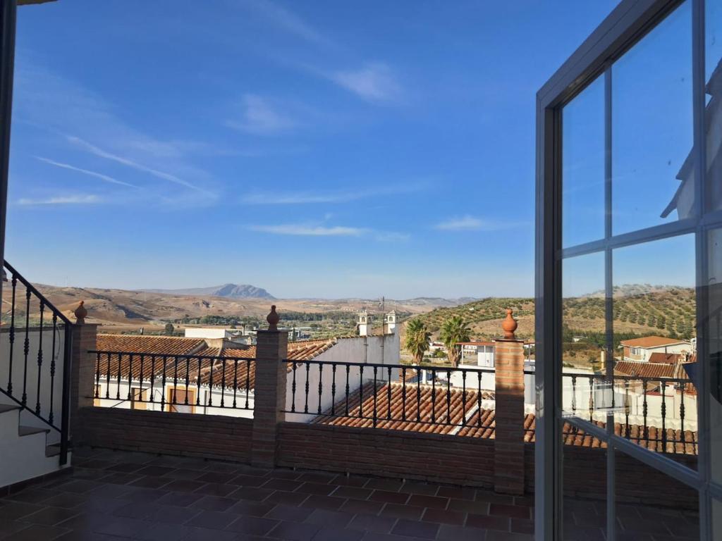 a view from the balcony of a house at Dúplex Caminito de Ardales in Ardales