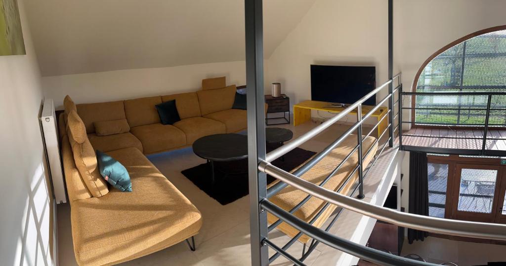 TV a/nebo společenská místnost v ubytování Vakantiewoning - Ter Douve
