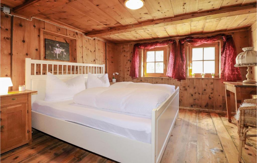 Postel nebo postele na pokoji v ubytování Ferienhaus Mit Sauna