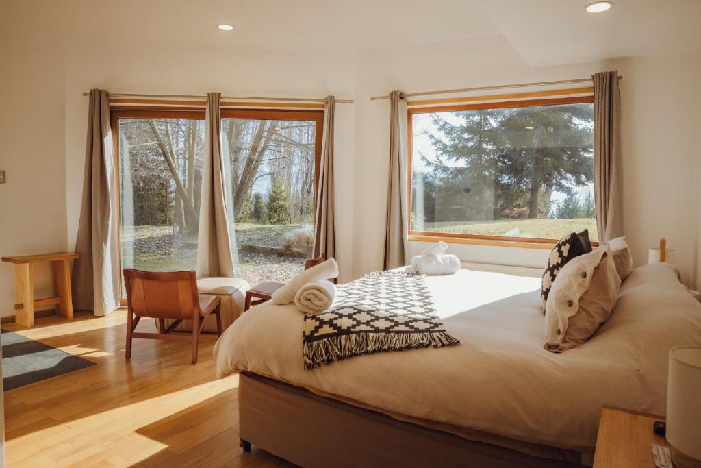 Postel nebo postele na pokoji v ubytování Hotel Patagonia House