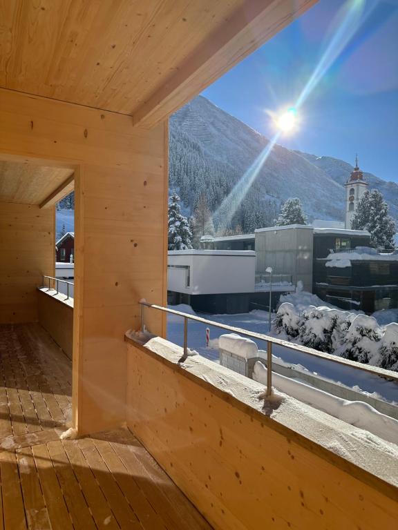 Nespecifikovaný výhled na hory nebo výhled na hory při pohledu z apartmánu