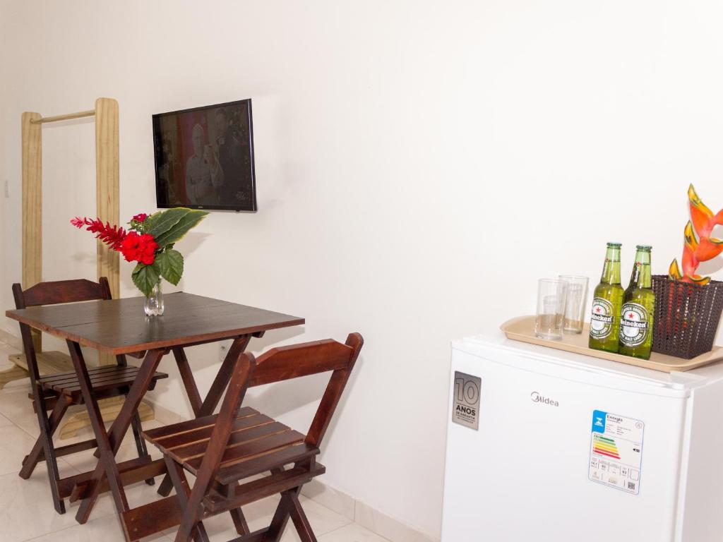 TV a/nebo společenská místnost v ubytování Residencial Santa Fé