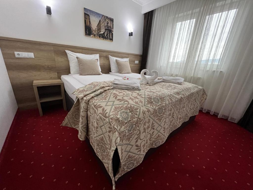 Postel nebo postele na pokoji v ubytování Hotel Nacional Free Parking