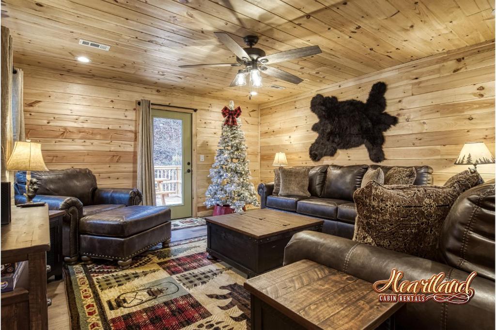 Гостиная зона в New cottage in Gatlinburg