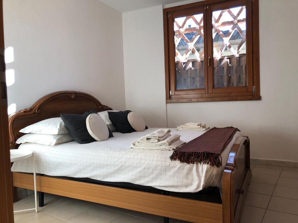 מיטה או מיטות בחדר ב-Mountain Suite