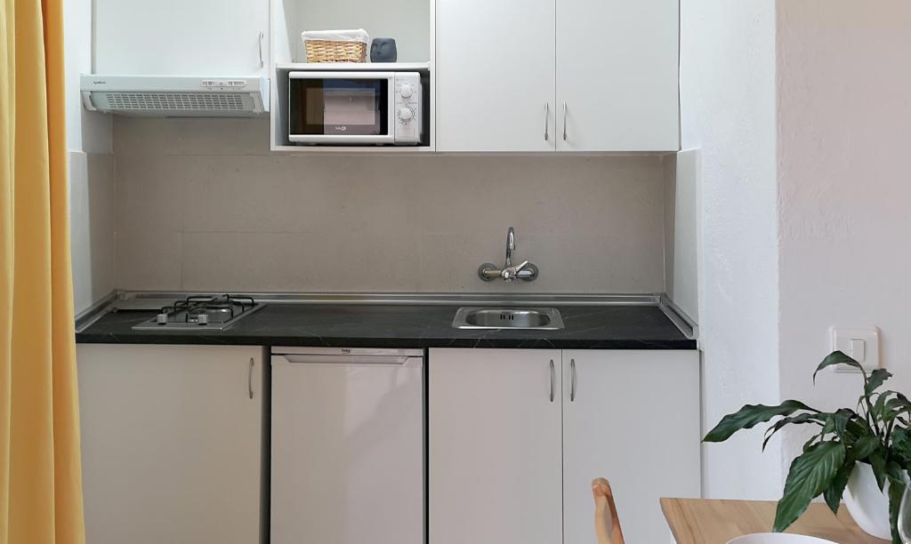 Kuchyňa alebo kuchynka v ubytovaní Apartamentos El Sol II