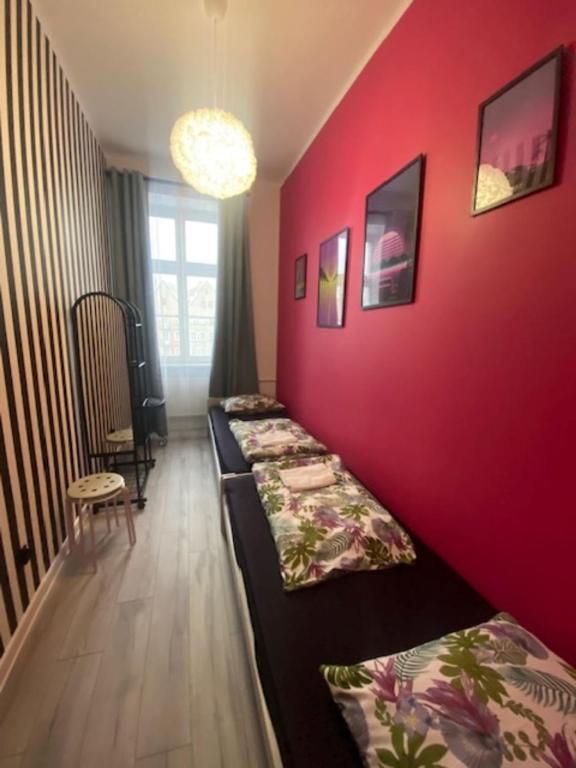Postel nebo postele na pokoji v ubytování VICE CITY Hostel