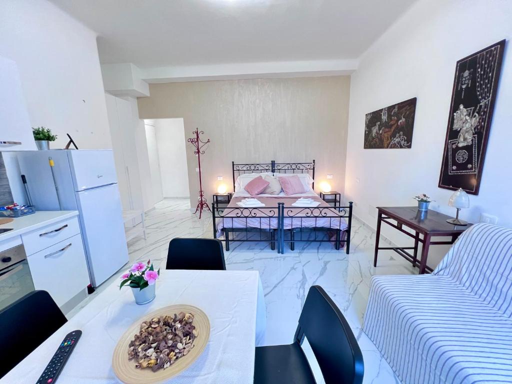 Postel nebo postele na pokoji v ubytování Cinque Terre & More - Affittacamere