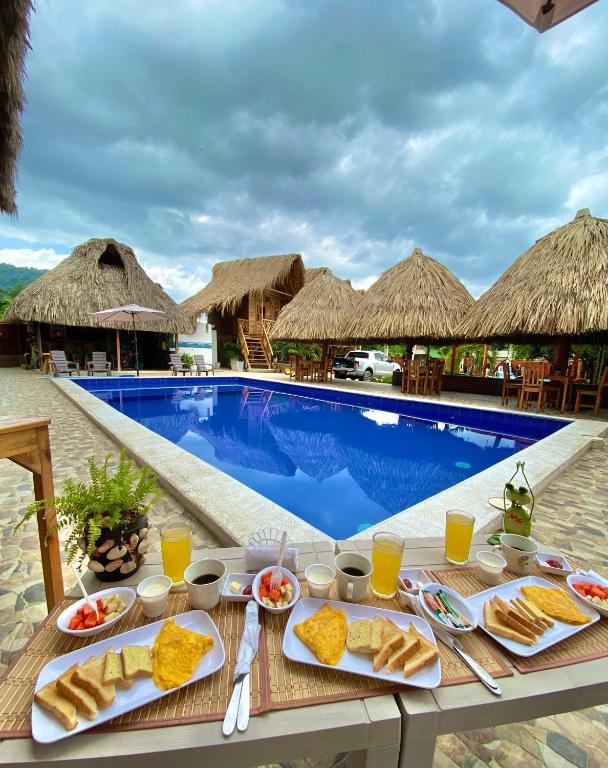 Comida en el hotel o alrededores