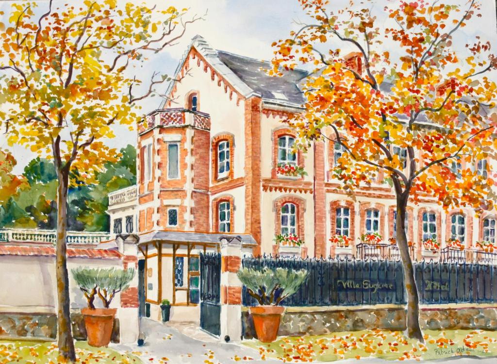 Hôtel La Villa Eugene - 高级双人间 - 情人节套餐