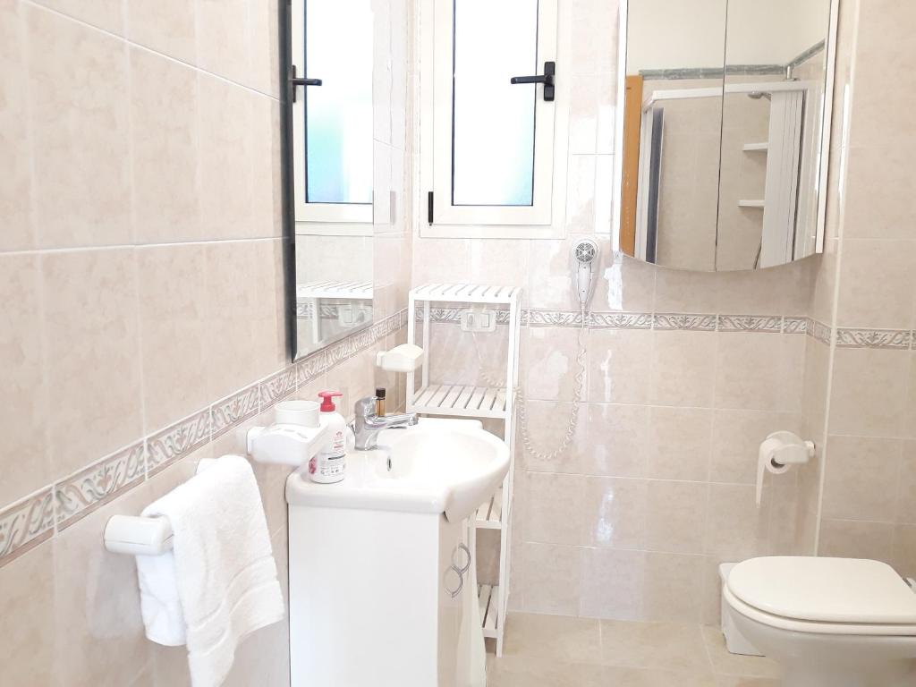 Koupelna v ubytování Residence Maresol