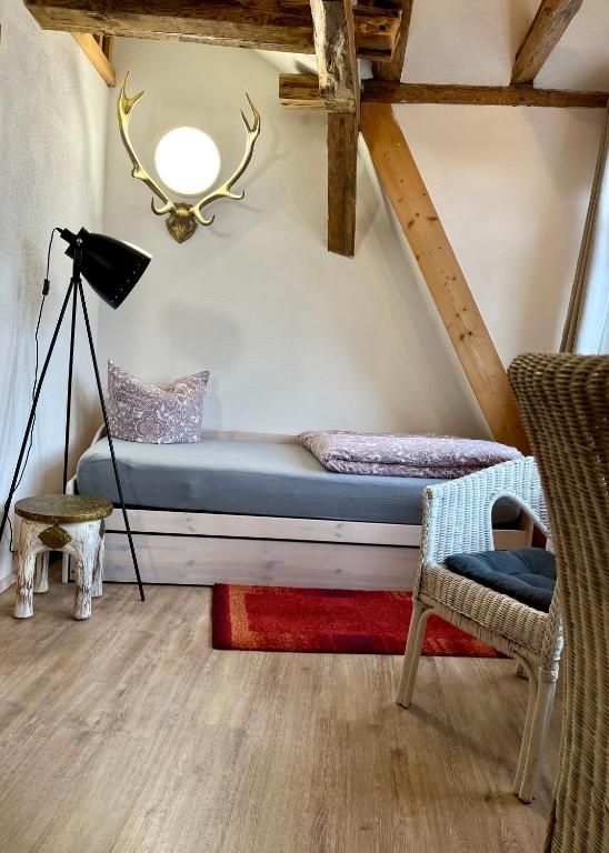 Posezení v ubytování Gästehaus Keins wie meins