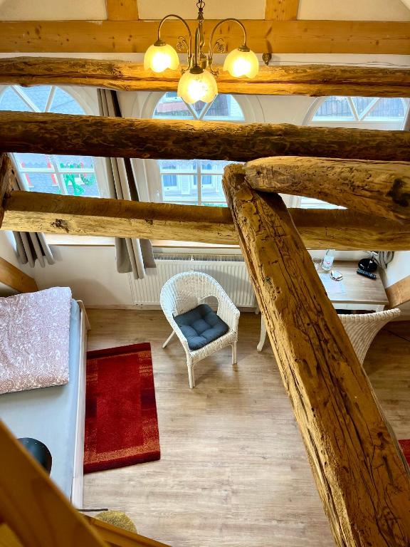 Posezení v ubytování Gästehaus Keins wie meins
