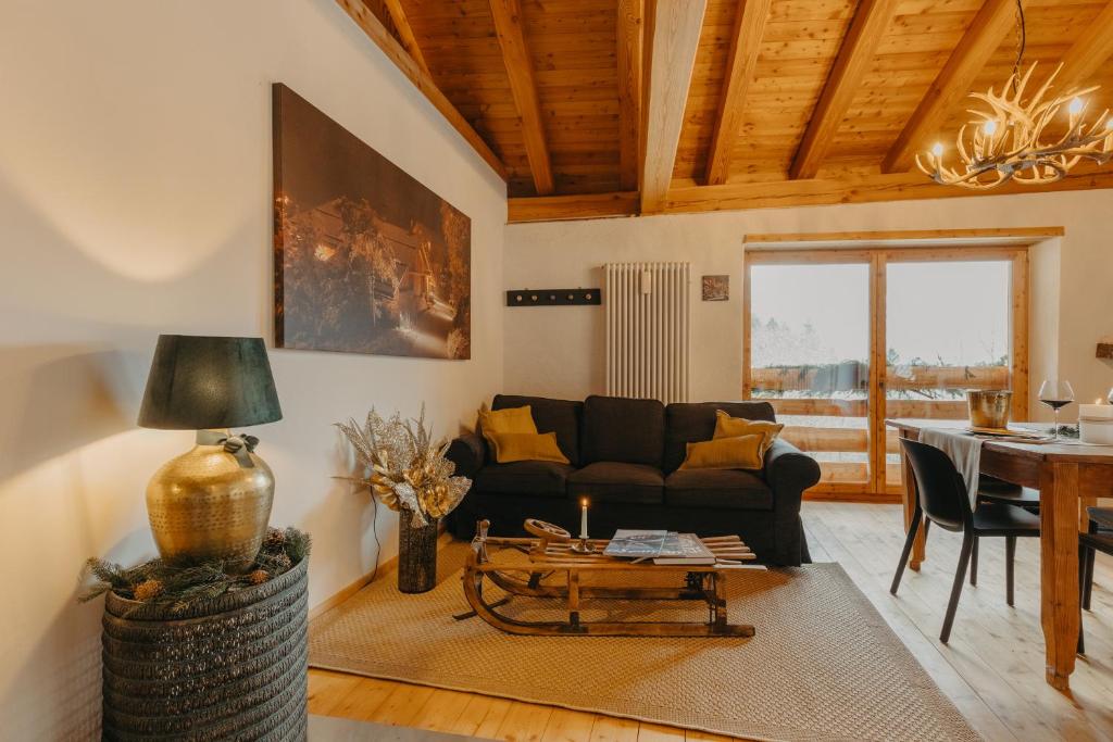 Część wypoczynkowa w obiekcie Odomi maso nel bosco - Eleganza e Relax nella Natura