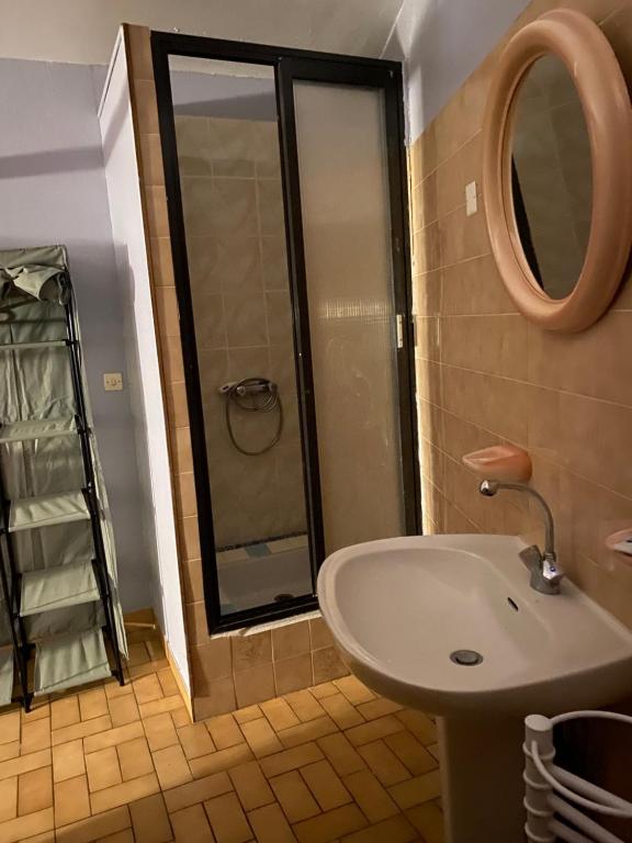Kúpeľňa v ubytovaní Gîtes De La Levée