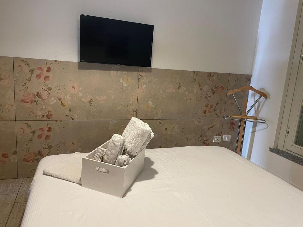 Postel nebo postele na pokoji v ubytování Aury & Ester Casa Vacanze