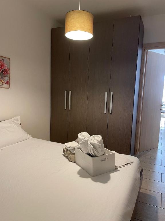 Postel nebo postele na pokoji v ubytování Aury & Ester Casa Vacanze
