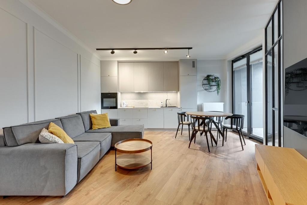 Kuchyňa alebo kuchynka v ubytovaní Apartamenty Portova Q4Apartments