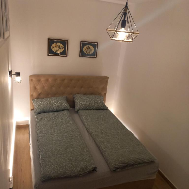 Postel nebo postele na pokoji v ubytování Apartman Zeleni vrhovi