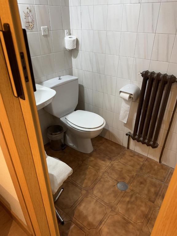 Koupelna v ubytování Hostal agripino y Restaurante asiático
