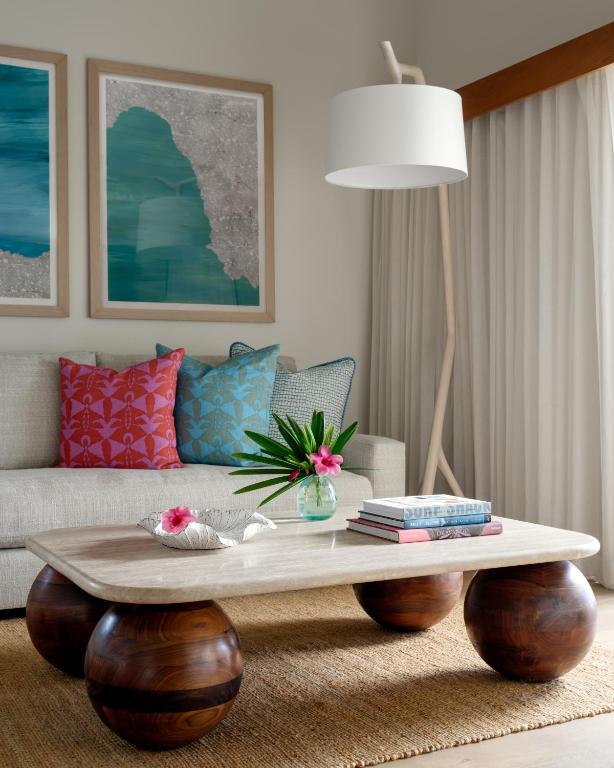 Uma área de estar em Hotel Wailea, Relais & Châteaux - Adults Only