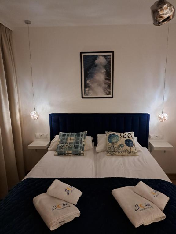 Postel nebo postele na pokoji v ubytování SOLEK Apartamenty i pokoje gościnne
