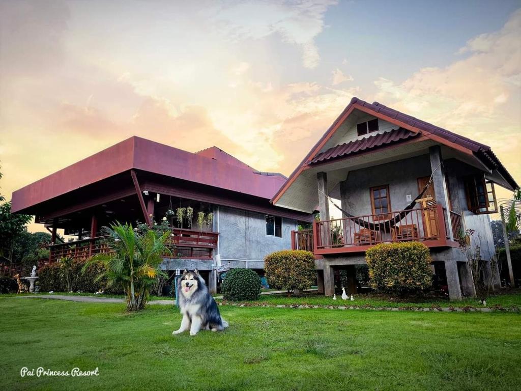 Zahrada ubytování Pai Princess Resort