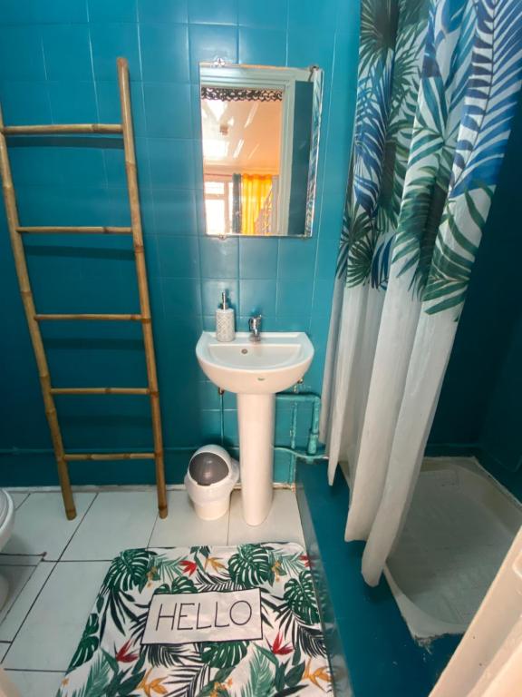 Koupelna v ubytování Auberge K-WAN Hostel - Proche Plages